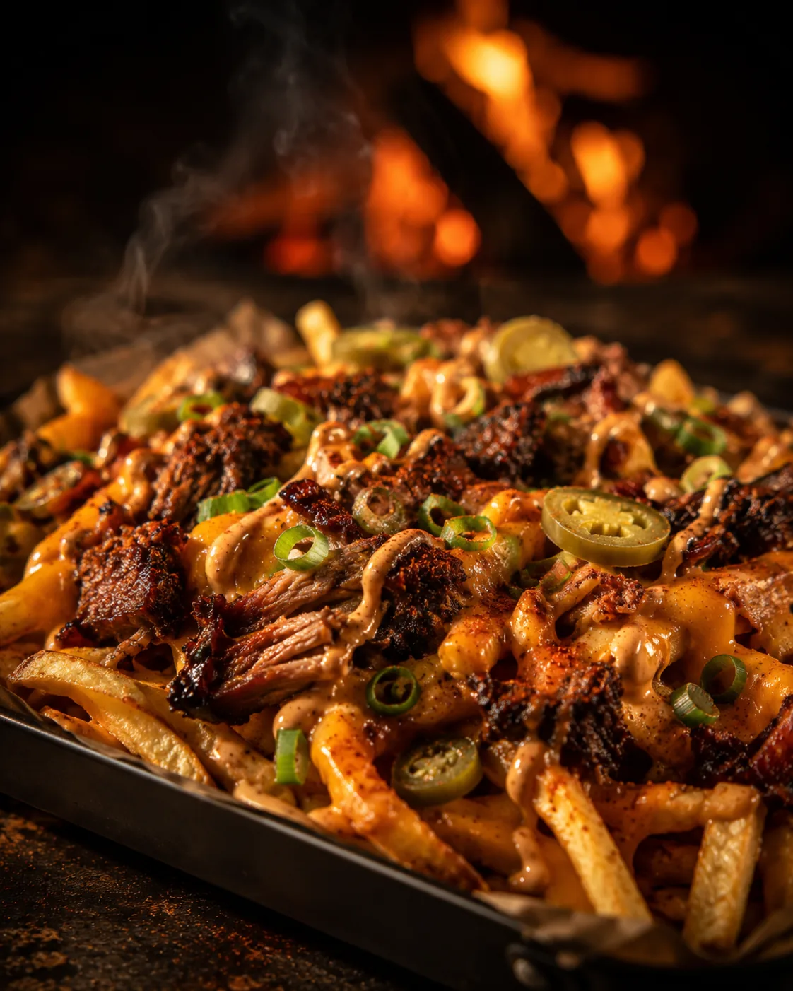 Brisket loaded fries