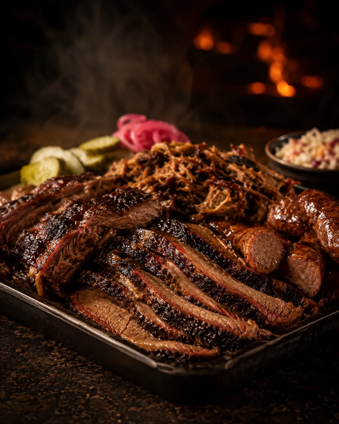 Smokestack smoked meat sharing tray